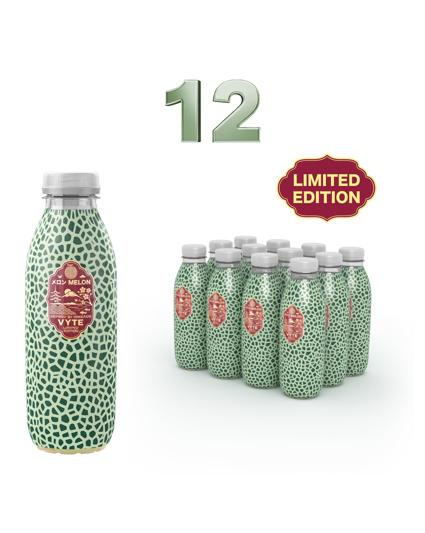 12x Vitamin Water - Melon